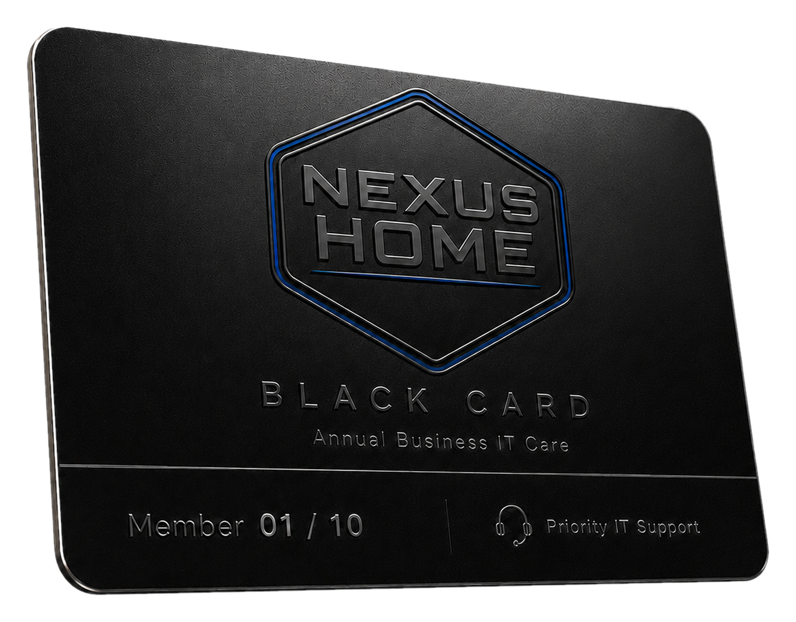 Nexus Black Card, abonament anual de mentenanta IT pentru firme